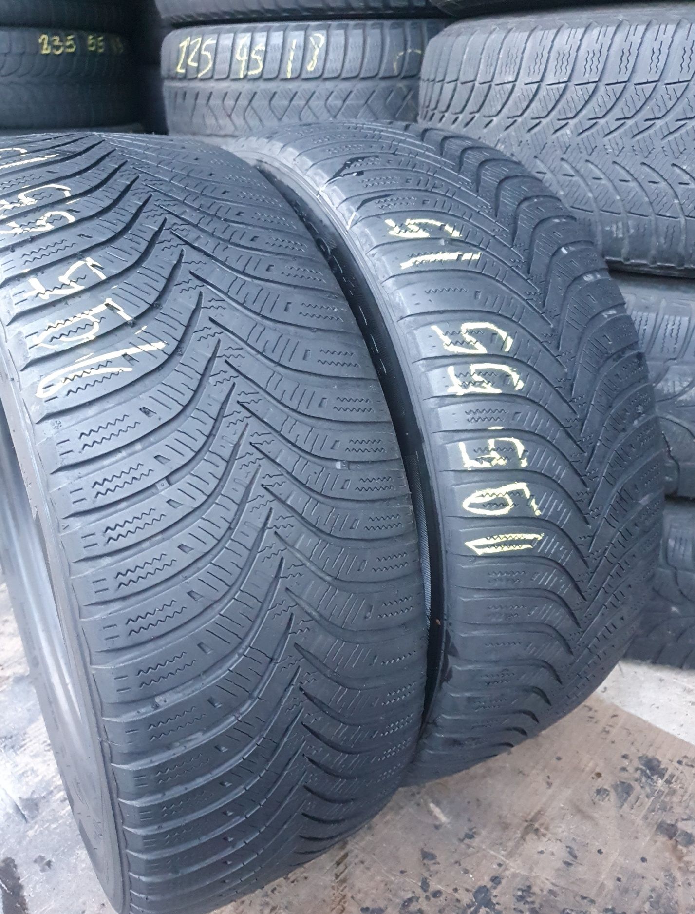 2 Anvelope Hankook 195 55 R15  M/S iarnă Stare Perfectă