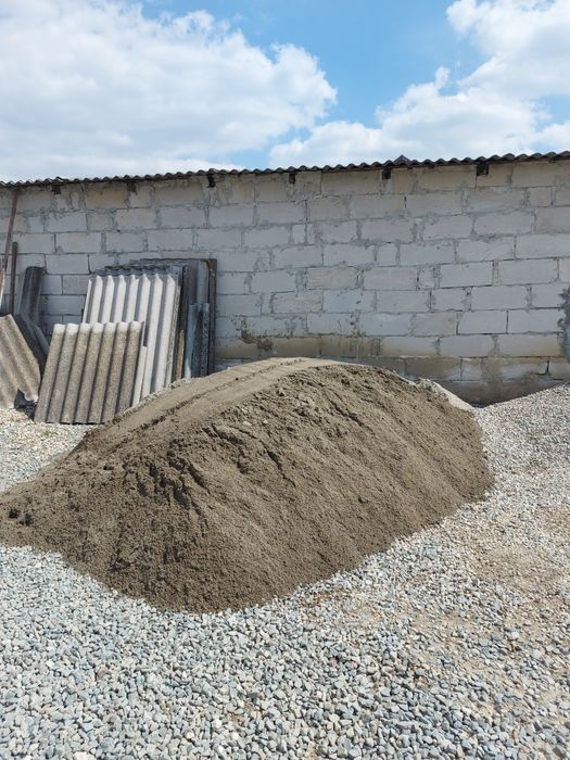 Nisip, sort, balastru, piatra concasata etc.