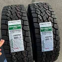 Vand anvelope noi all season,all terrain  265/65 R17 Kumho AT M+S.