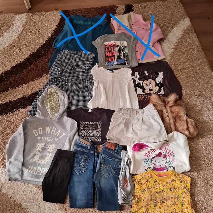 Lot 13 haine fete 116 6 ani: alese geaca, vesta: Zara, Name it, Disney