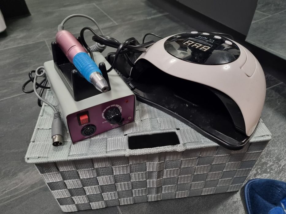 Freza + lampa unghii