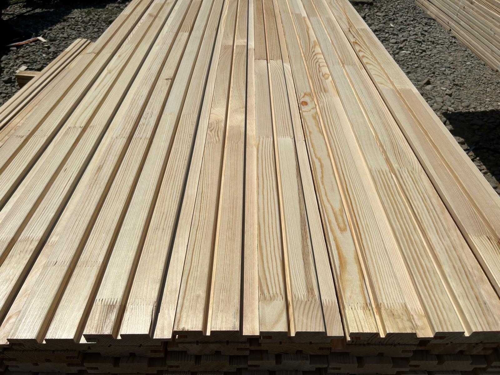 OFERTA! Riflaj fara noduri pt. fatade Fingerjoint Pin 28x105x3000mm