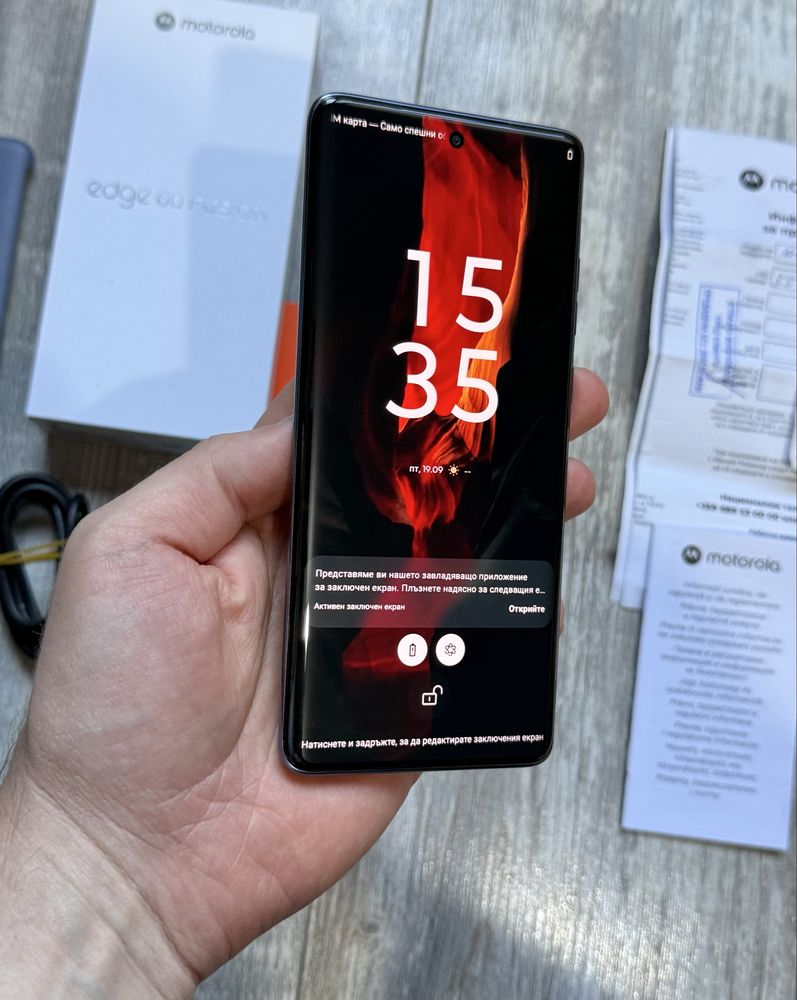Motorola Edge 60 Fusion 5G 256 GB 12+12 GB Ram Като Нов Dual Sim