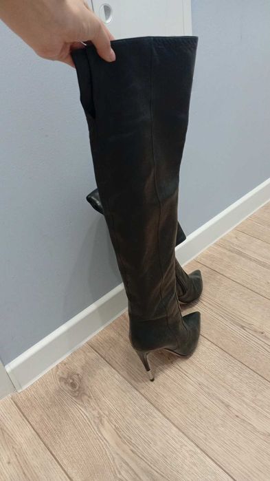 Ботфорты Италия кожаные