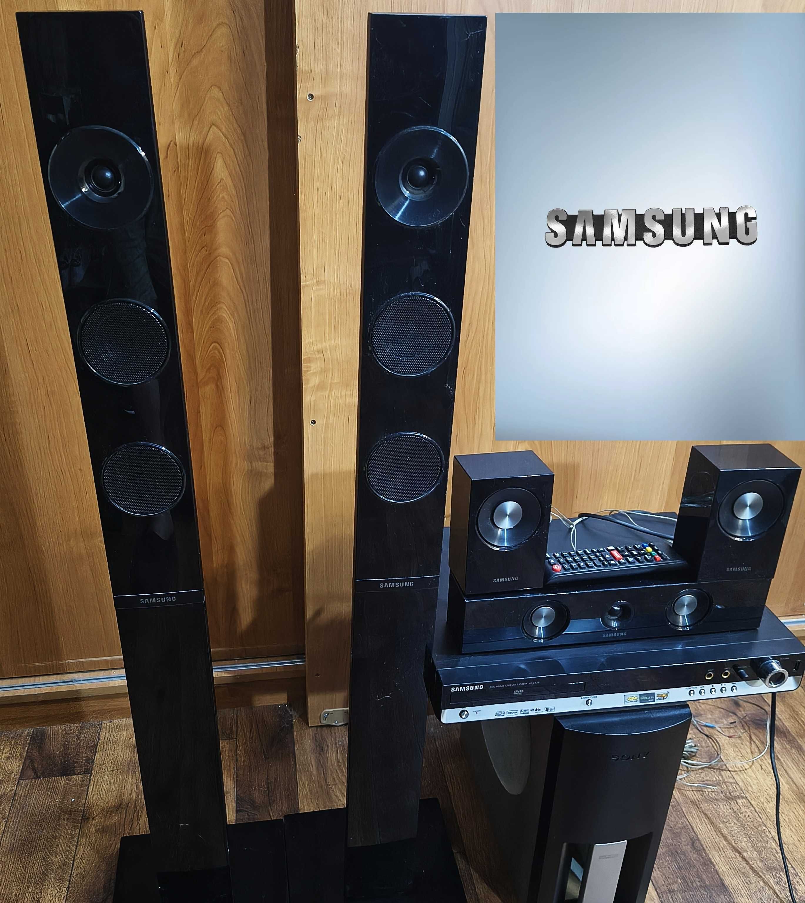 Домашний кинотеатр Samsung сабвуфер Bluetooth АДАПТЕР.АУКС.FM /USB/