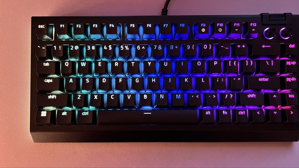 Клавиатура Razer - BlackWidow V4 75, RGB, черна