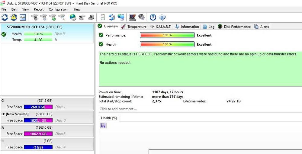 Hard disk Seagate Desktop HDD 2TB 7200RPM 64MB SATA-III - teste reale