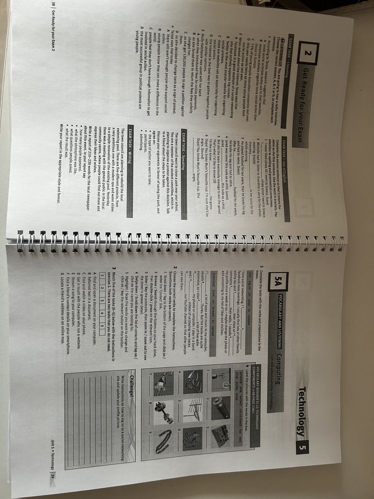 Solutions 2nd edition Upper-Intermediate Students and Workbook.