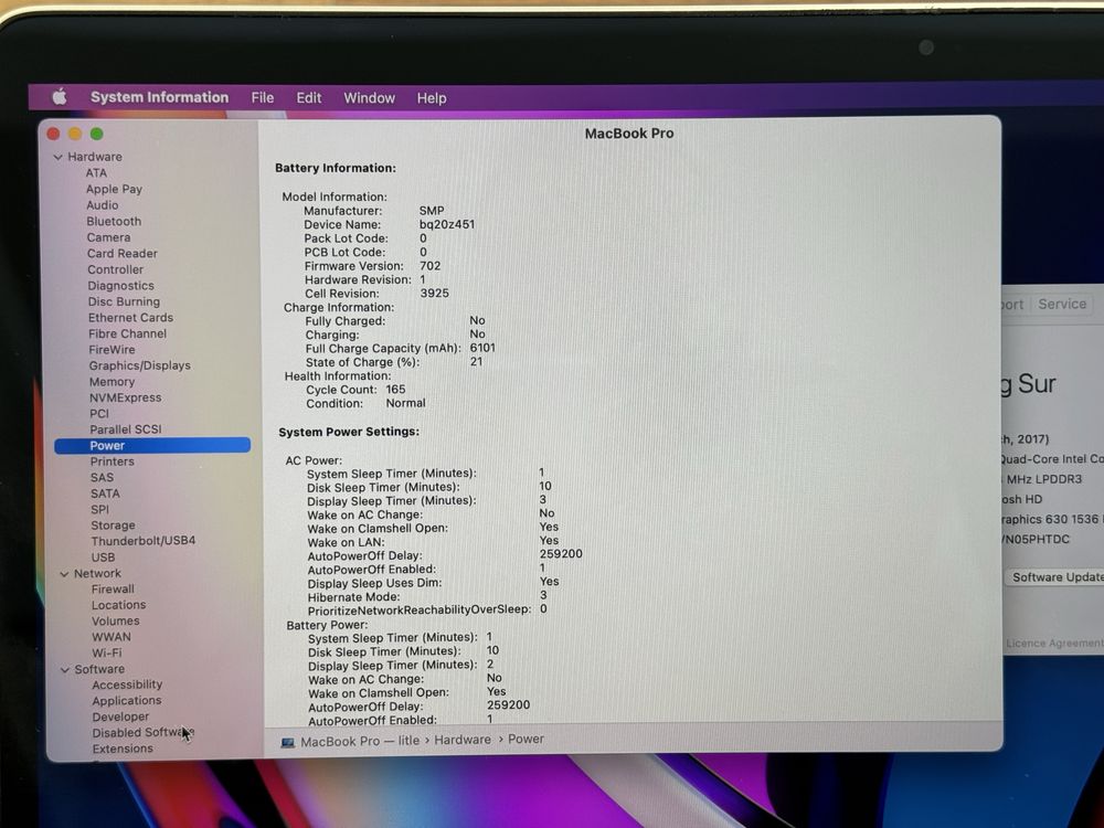 Като нов! MacBook Pro 15,4” 3.1GHz i7 16GB RAM 1TB SSD