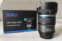 SIRUI Sniper 16mm F1.2 Black Carbon | Montura FujiFilm X / XF