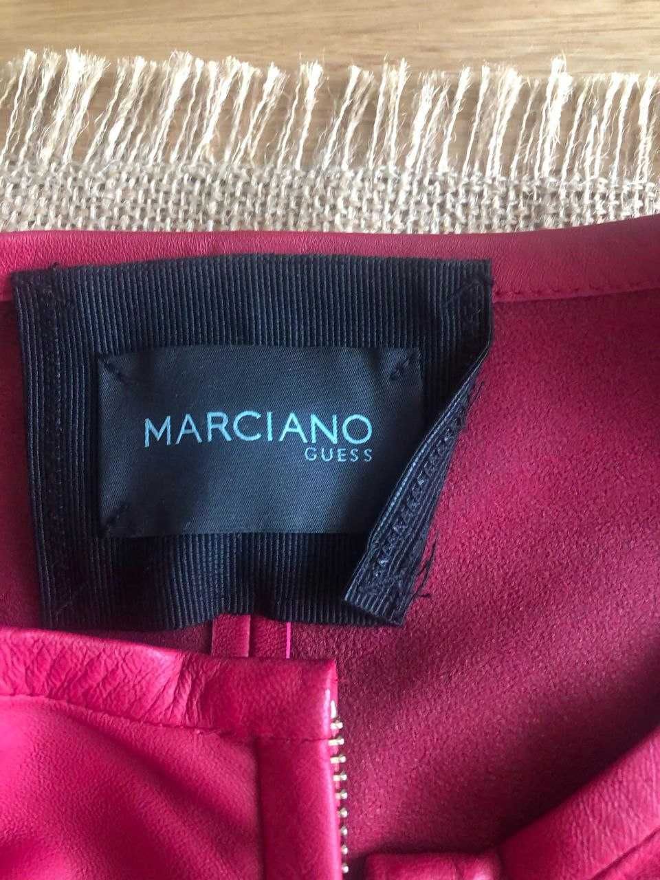 Guess Marciano агнешка кожа яке - червено