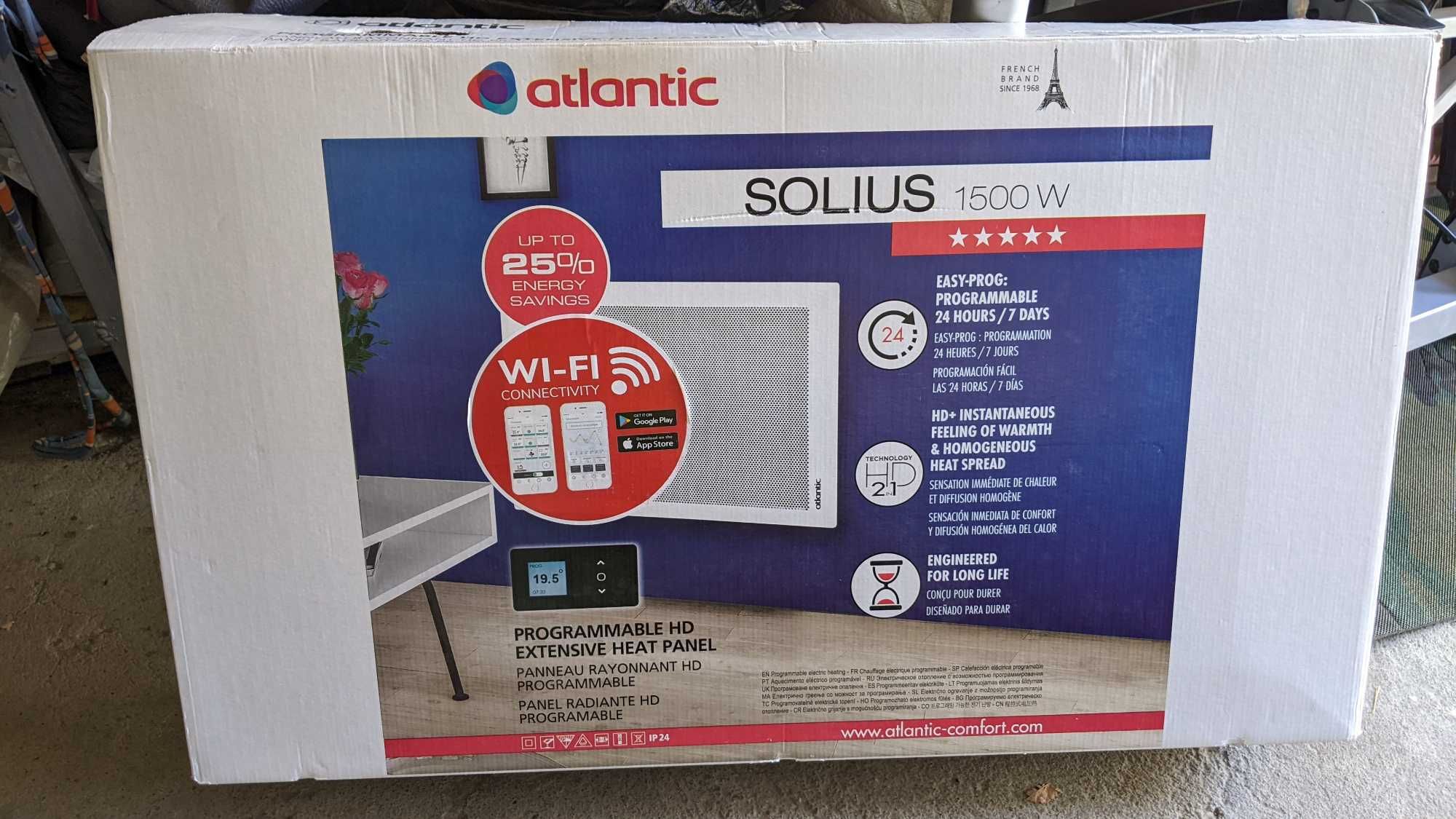 Конвектори Atlantic 2 броя 1500 W с WiFi управление