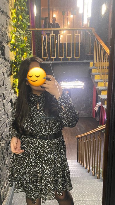 Шифое платье короткое