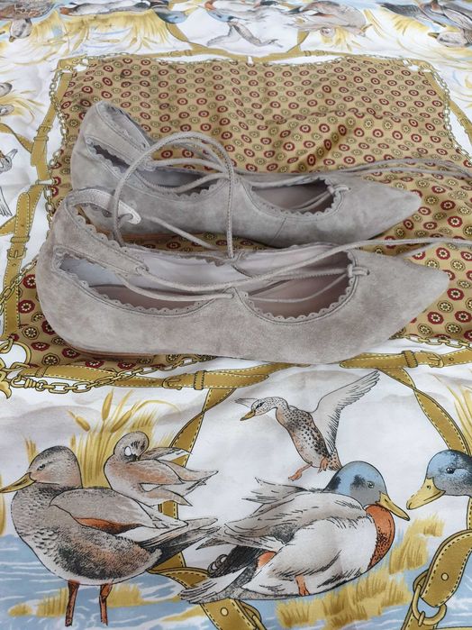 Balerini piele naturala Kennel & Schmenger Musette Massimo Dutti Zara