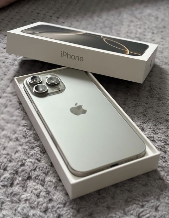 Vand/Schimb IPhone 16 Pro Max Natural Titanium 100%bat garantie 2026