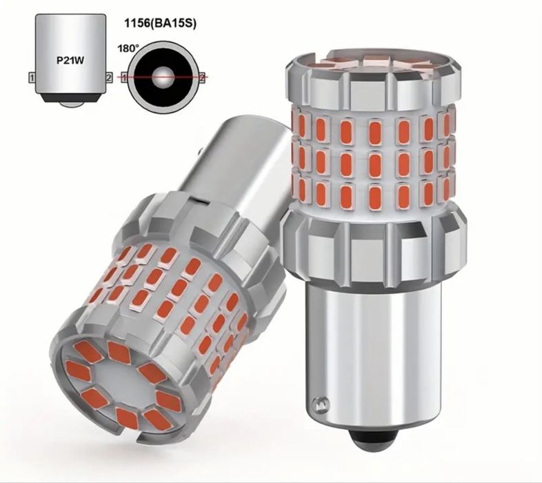 Leduri P21w rosii lampa frana
