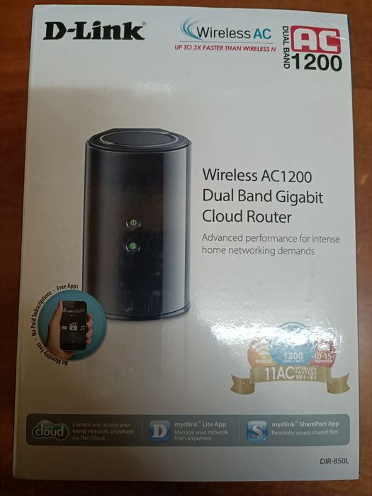 Router wireless AC 1200 D-link.