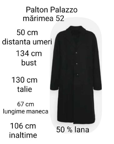Palton lana, Palazzo, mărimea XXL