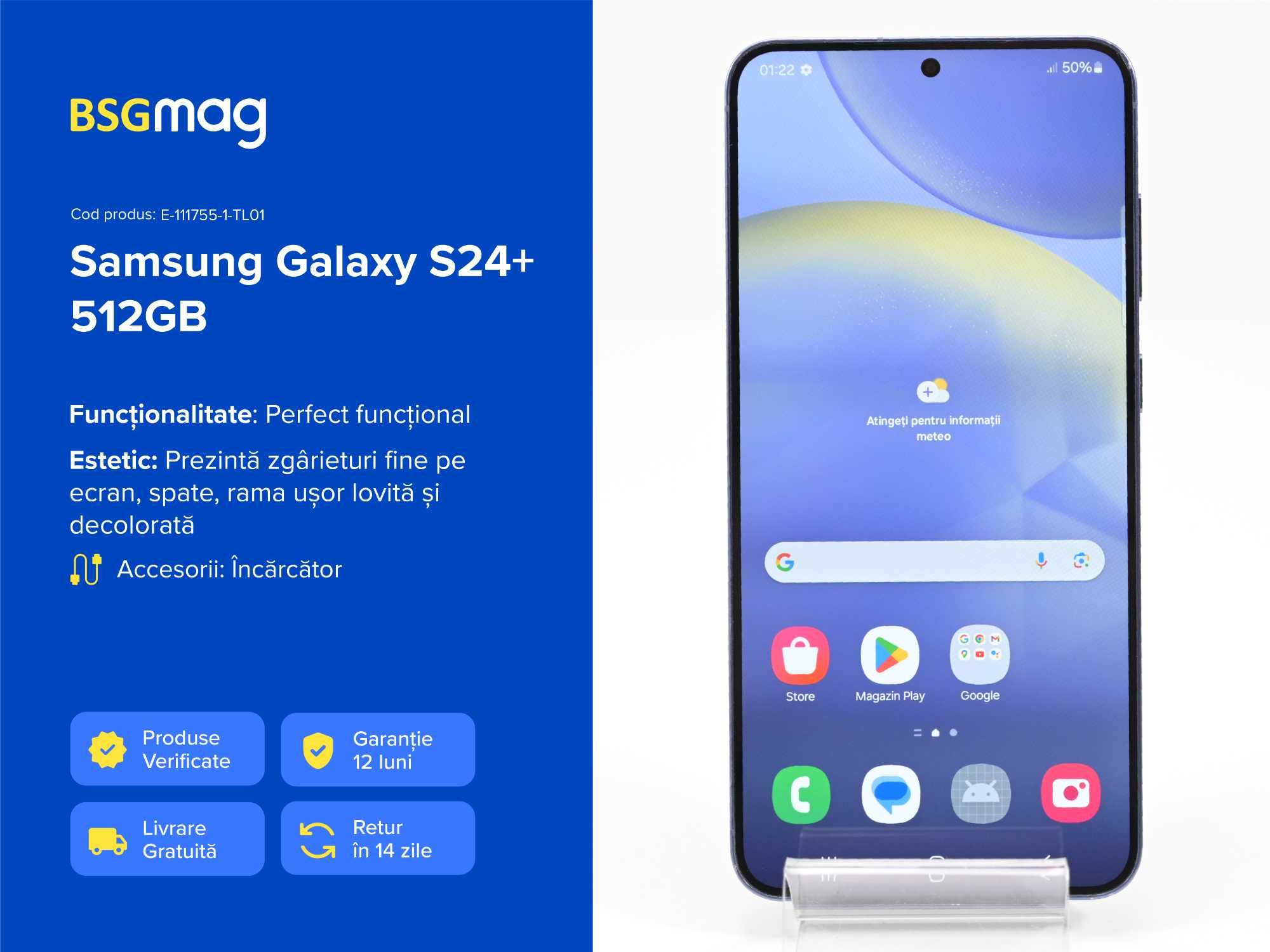 Telefon Samsung Galaxy S24+ 512GB - BSGmag