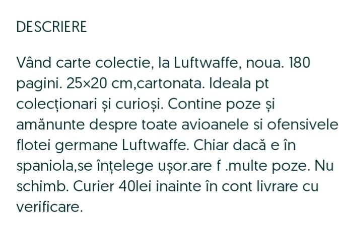 La Luftwaffe, carte colectie/Spania