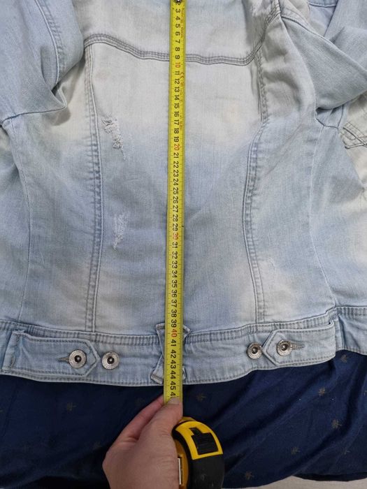 Geaca scurta denim Stradivarius