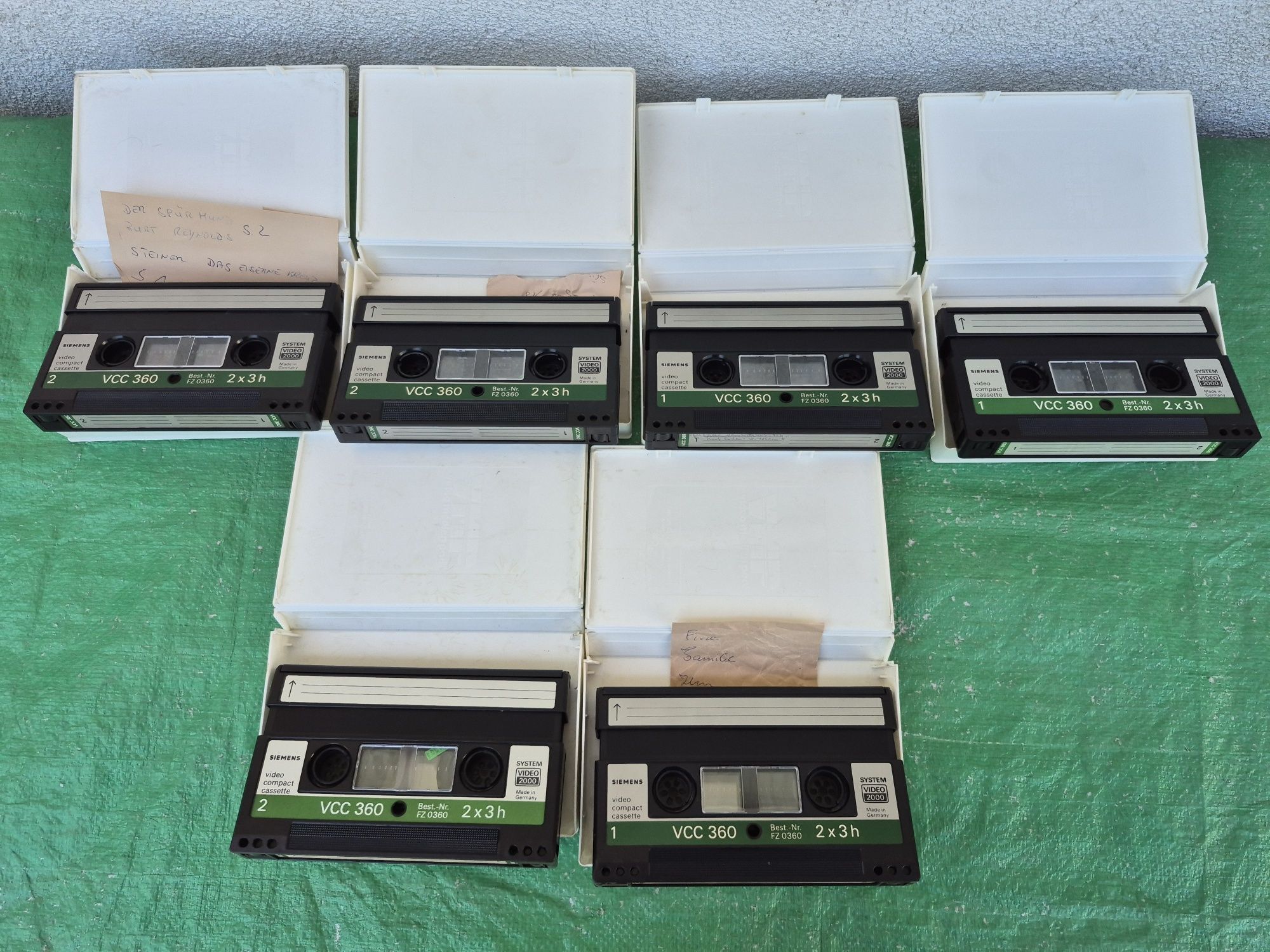 Vând 30 casete video 2000 VCC  Grundig,Siemens,Agfa 120,240,360,480min