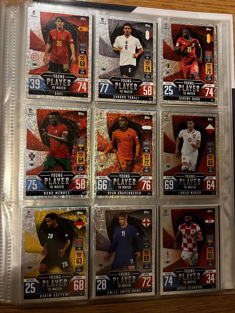 Vand binder complet Topps Nations League 2022/23