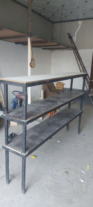 Прилавка металлические