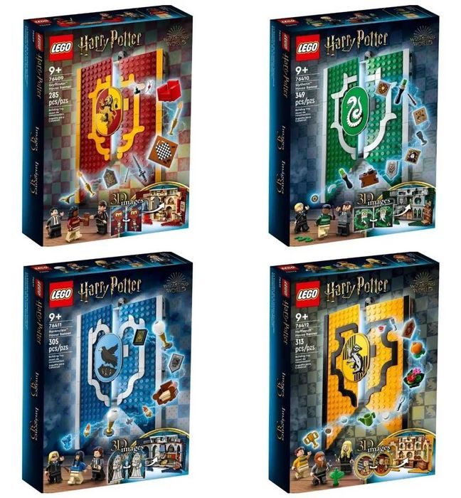 LEGO Harry Potter House Banners 76409 – 76410 – 76411 – 76412 -NOI