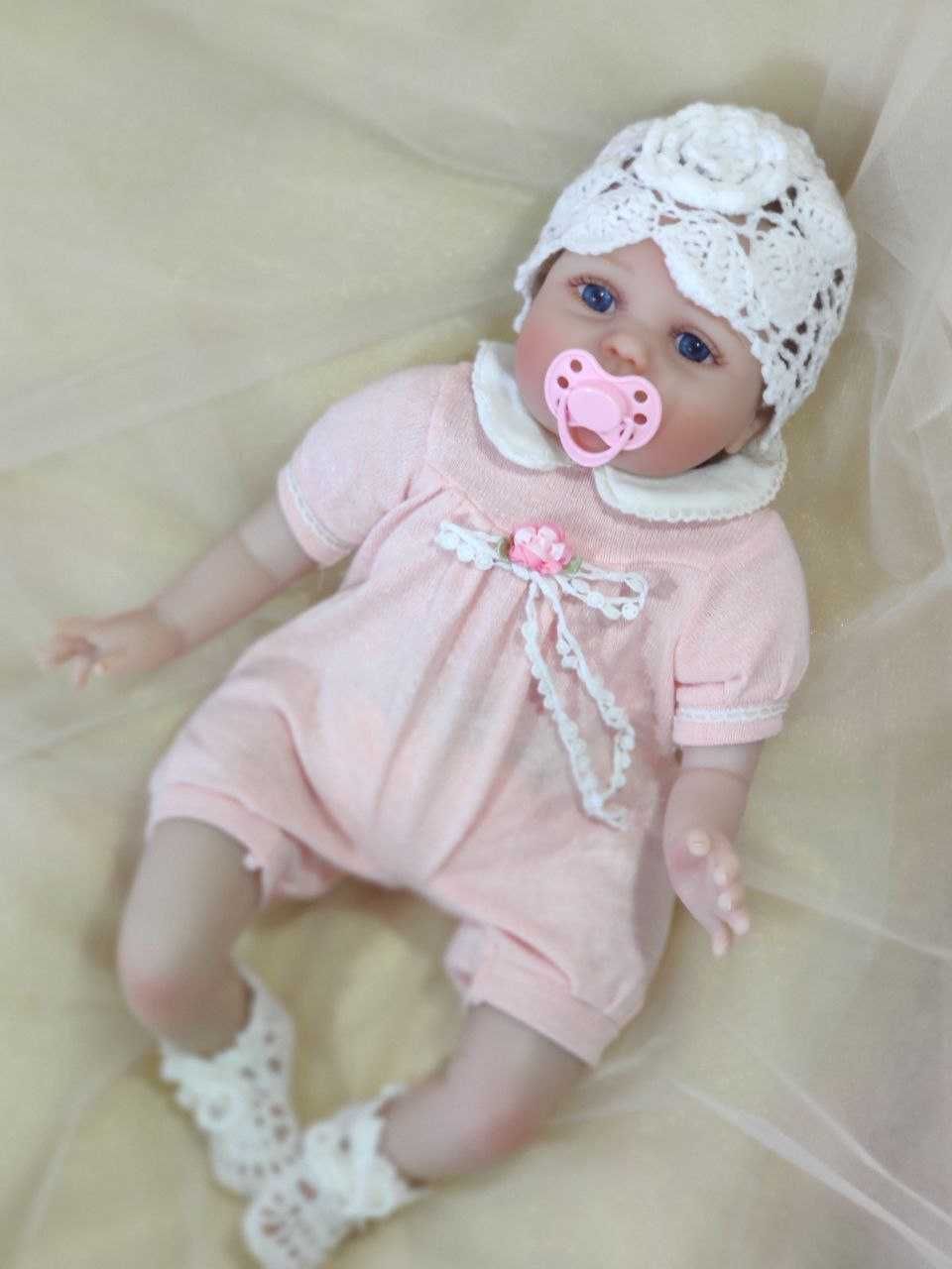 Кукла Реборн младенец девочка, 55см, мягконабивная