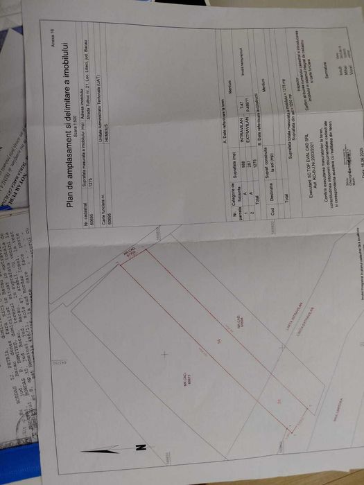 Vand 2500 mp teren Lilieci Bacau
