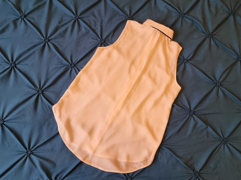 Camasa fara maneci HM, ivory marimea 38