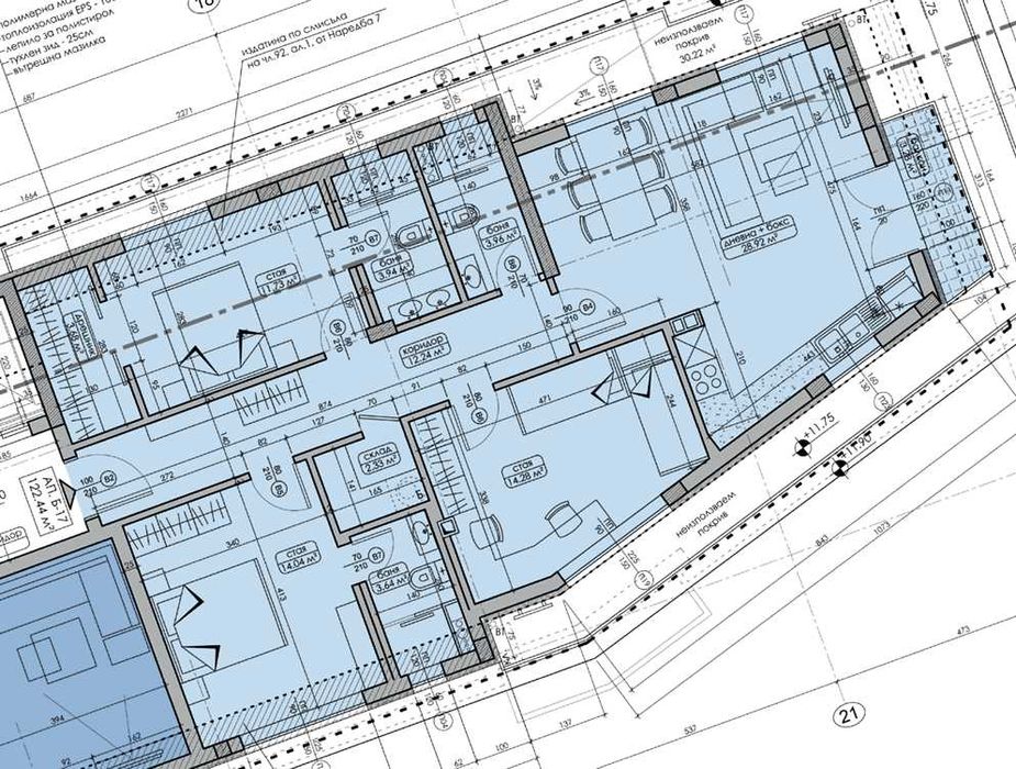 Продава се Четиристаен апартамент в София, Триъгълника - 147 кв.м за 2264 €/кв.м - Снимка #2