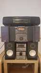 Combina microsistem boombox casetofon