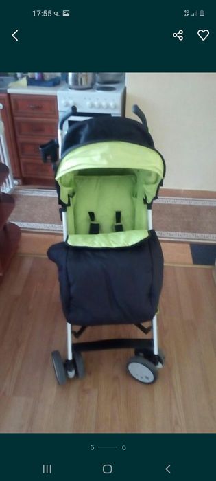 Намалям-Детска количка ХАУК с огромен сенник и чувалче за крачетата