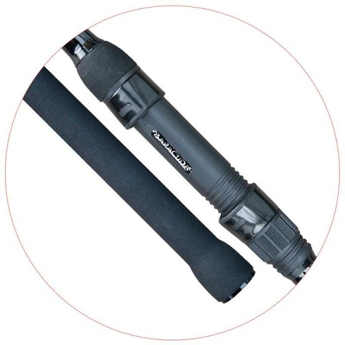 Lanseta carbon Baracuda Giant X 3903 3,9m 3,5 lbs Inelele Black T-Sic