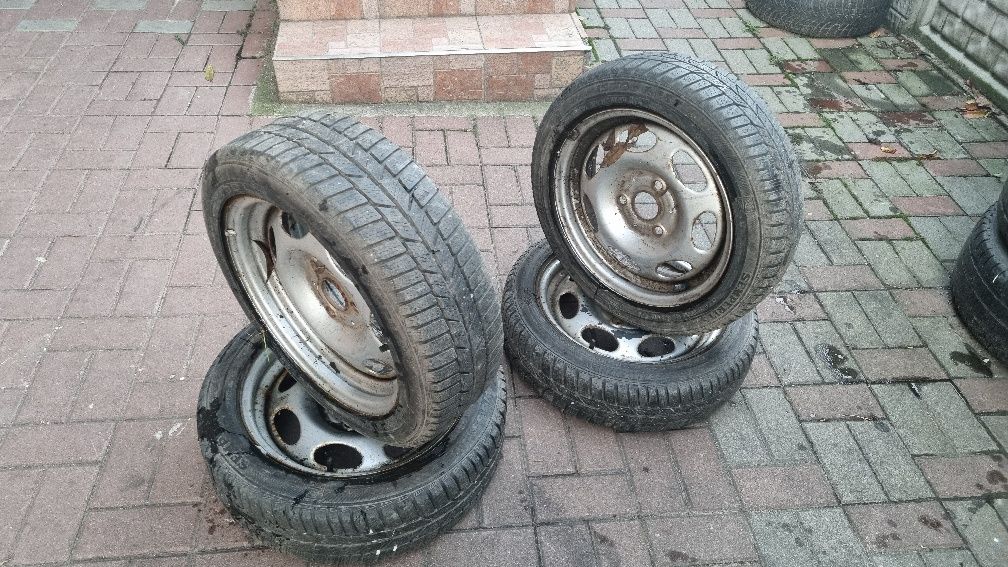 Jante Smart Four Two cu anvelope iarna