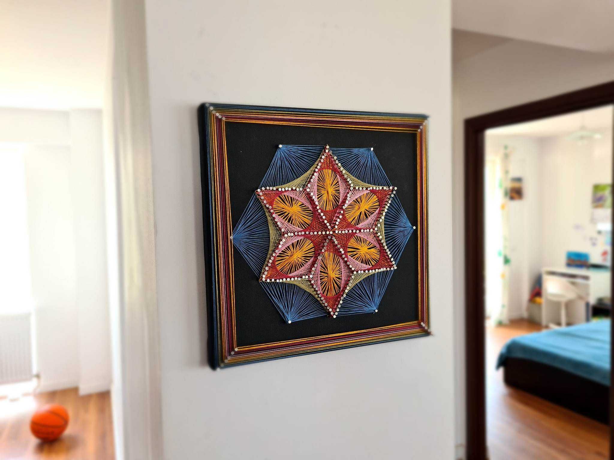 Tablou Mandala String Art