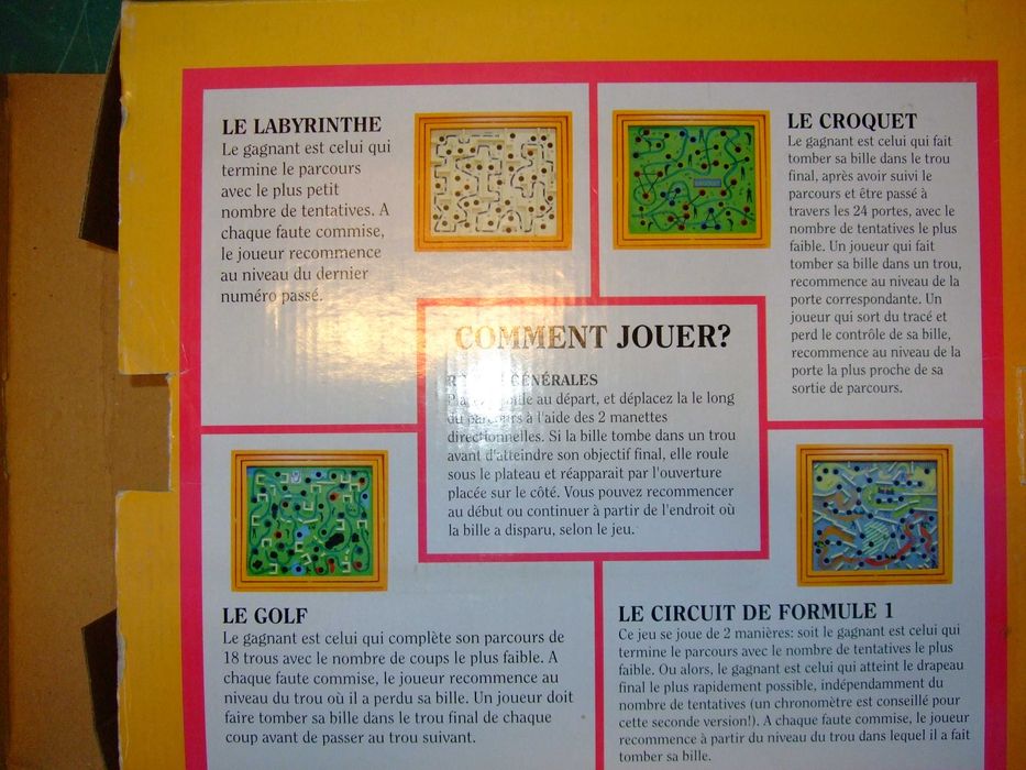 Joc Labirint magic, din lemn, impecabil, in cutia originala
