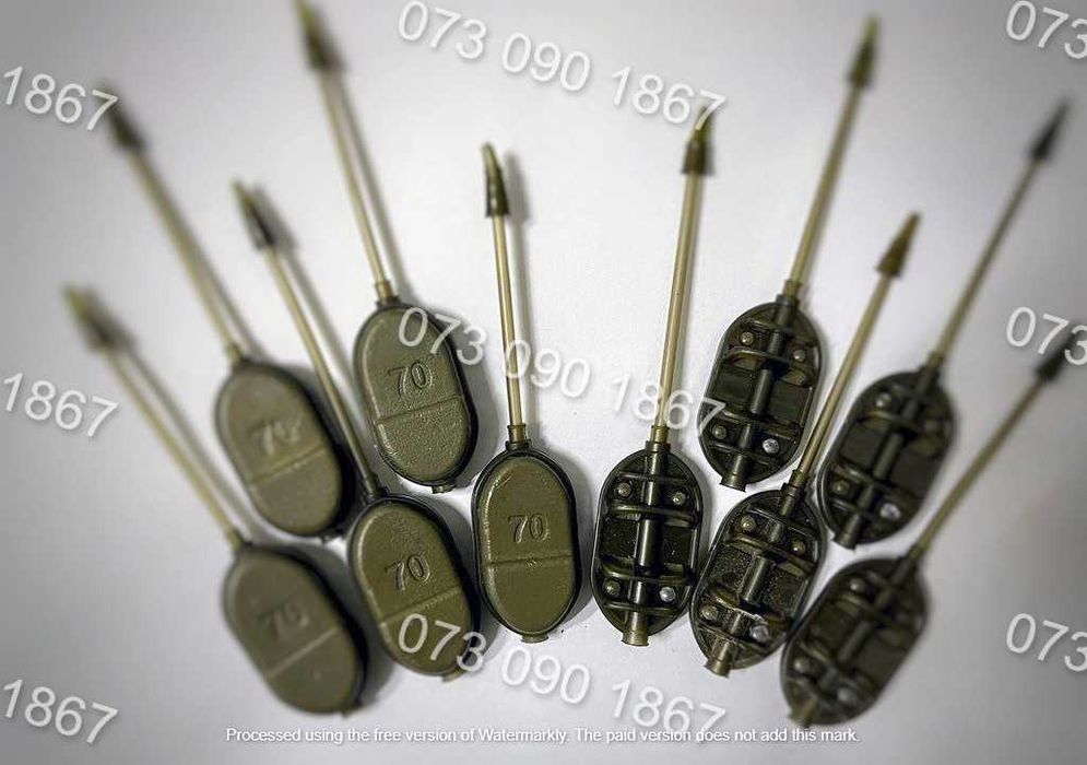 Momitoare Method feeder cu tija 30, 40, 50, 50, 60, 70gr