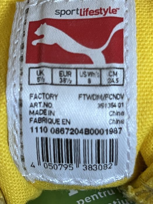 Adidasi Puma tenisi originali 38 pantofi sport