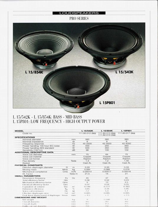 Boxe satelit  CerwinVega! V-152 cu dif. RCF