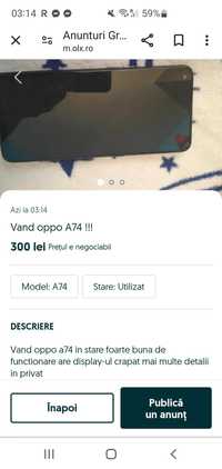 Vand Oppo A74 !!!