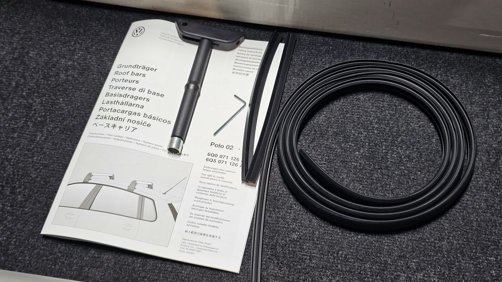 Bare transversale Volkswagen Polo 9N 2002 -> noi originale 

Cod Oe: 6