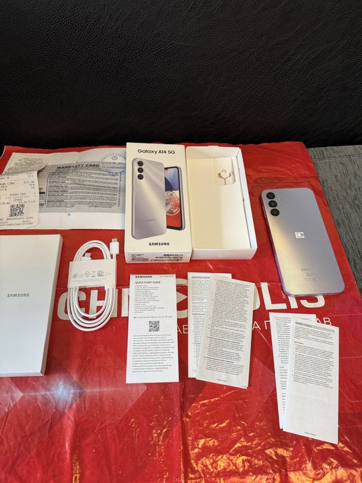 128GB Samsung A14 5G Гаранция Technopolis 2025 Silver