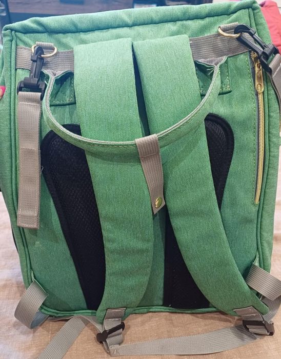 Бебешка раница за бебешки принадлежности 2в1 и  повивалник.