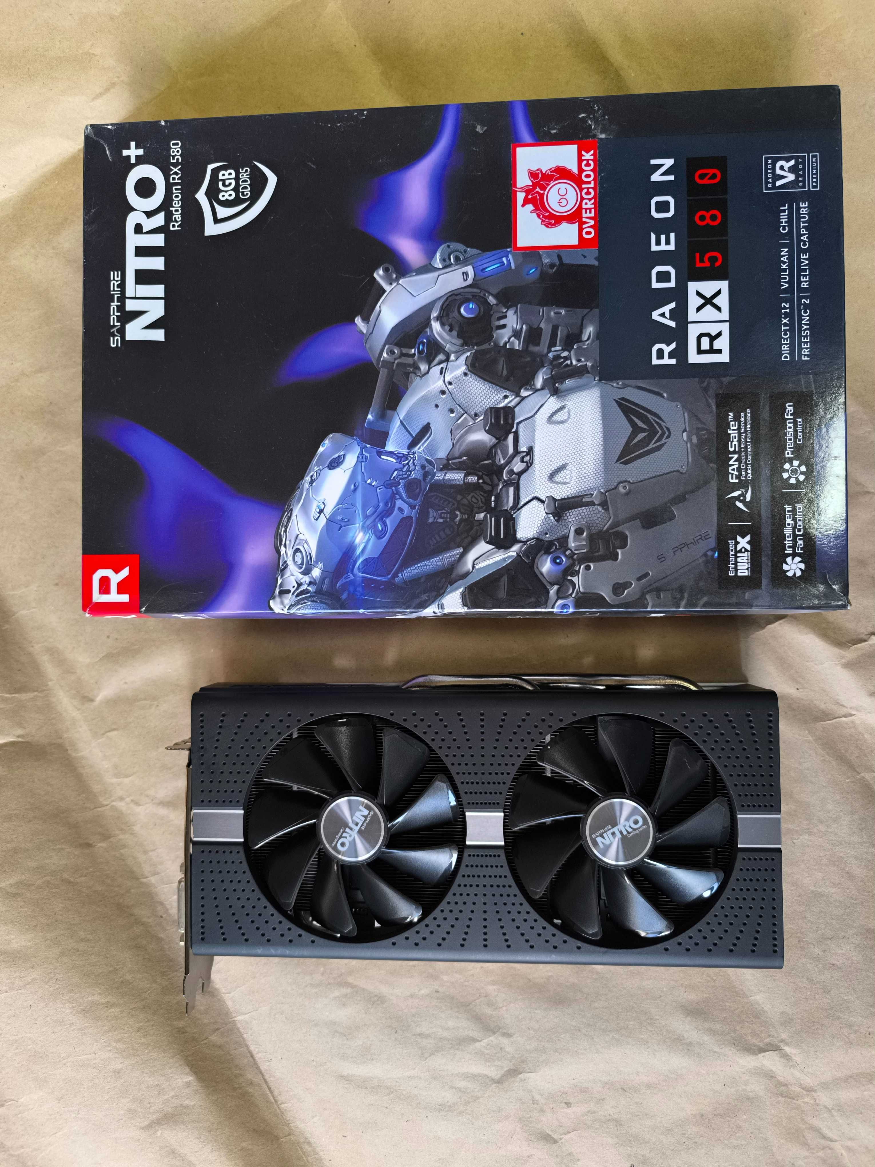 Видеокарта Sapphire NITRO+ RX 580 8 GB