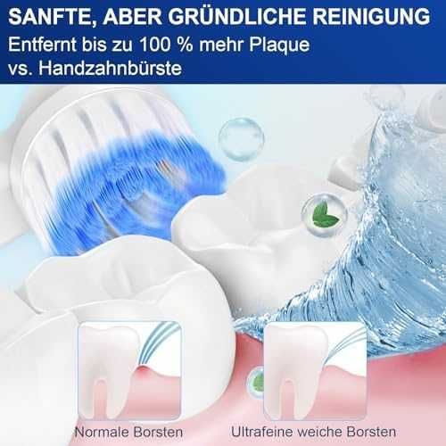 Нови 16 броя Нежни четки зъби Oral-B Sensitive накрайника грижа уста