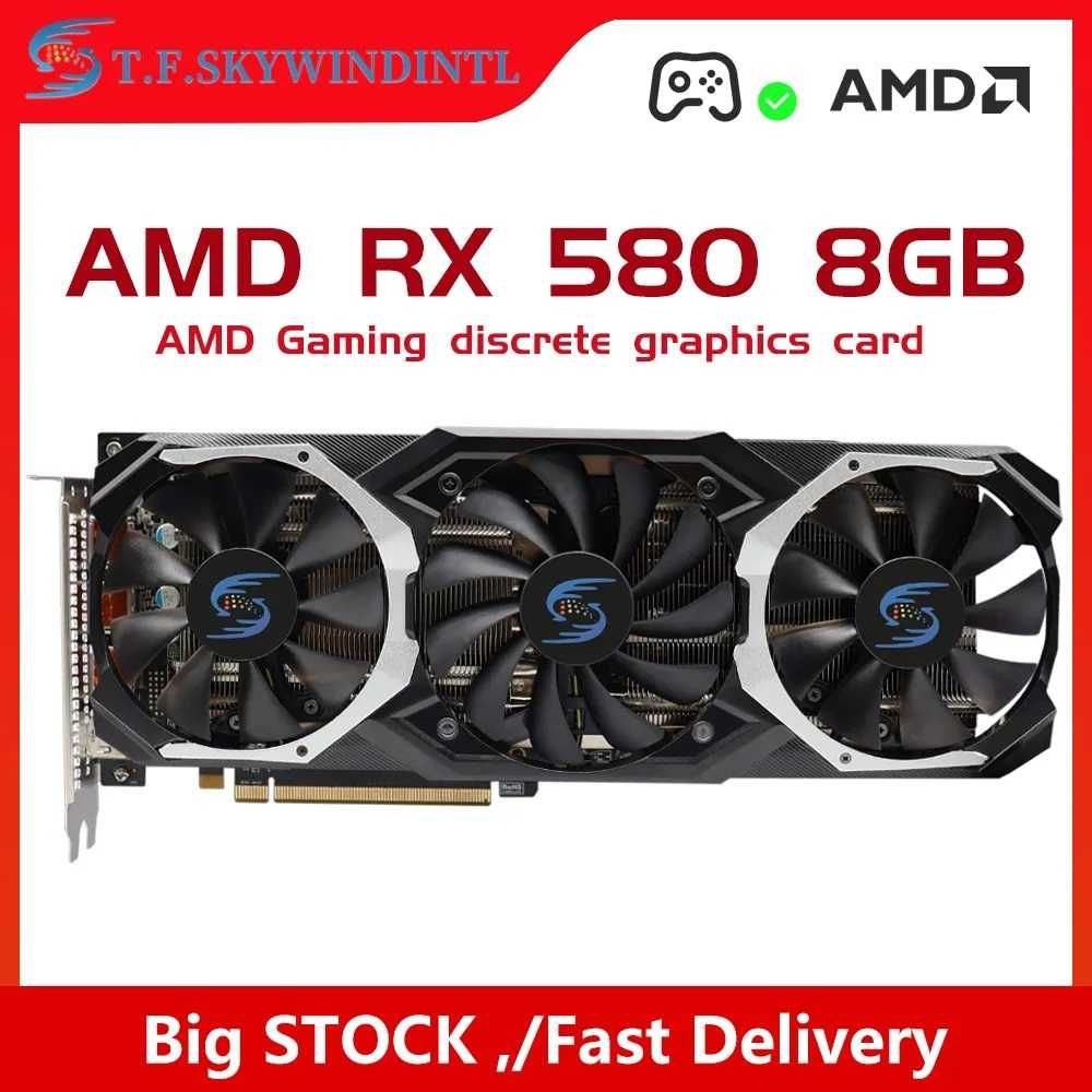 Видеокарта AMD RX 580 8G GDDR5  256 бит 2048SP