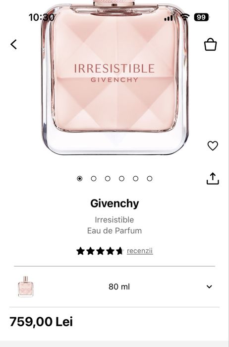 Vand parfum femei nou original Givenchy